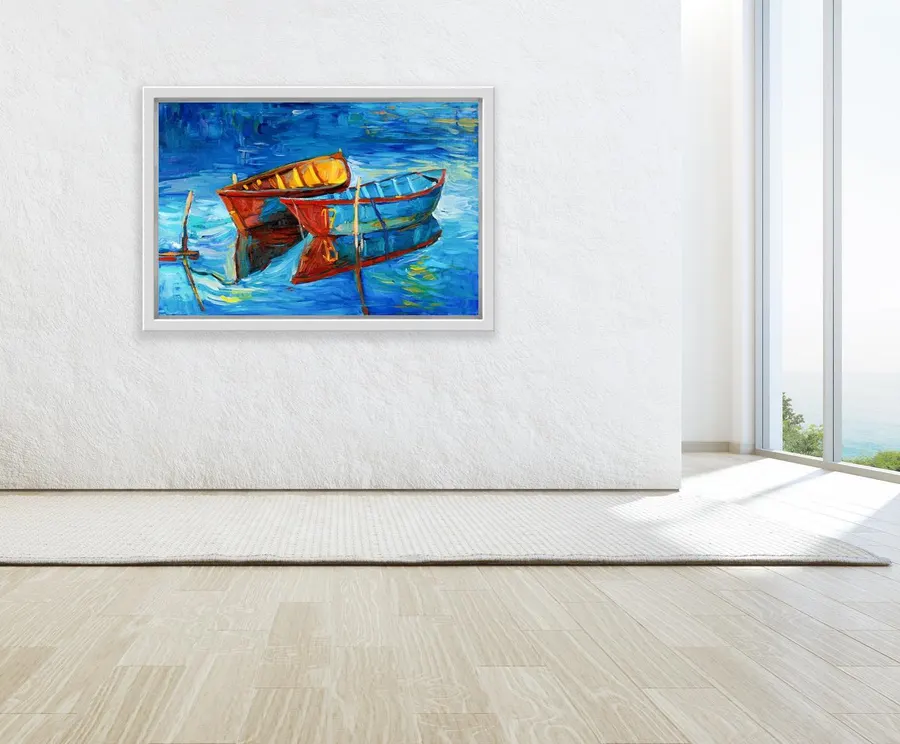 Botes coloridos — reproducción giclée Art Giclée AG-009