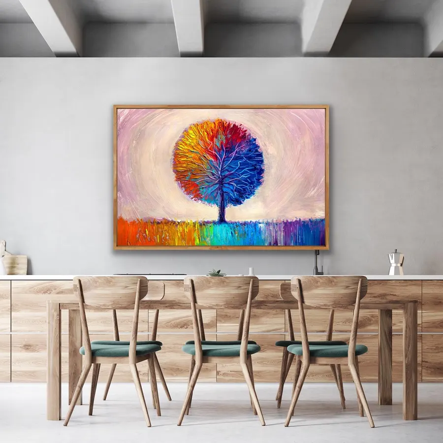 Vívido árbol semi-abstracto — reproducción giclée Art Giclée AG-011