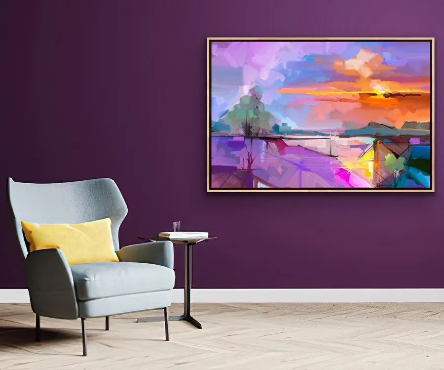 Paisaje semi-abstracto — reproducción giclée Art Giclée AG-061