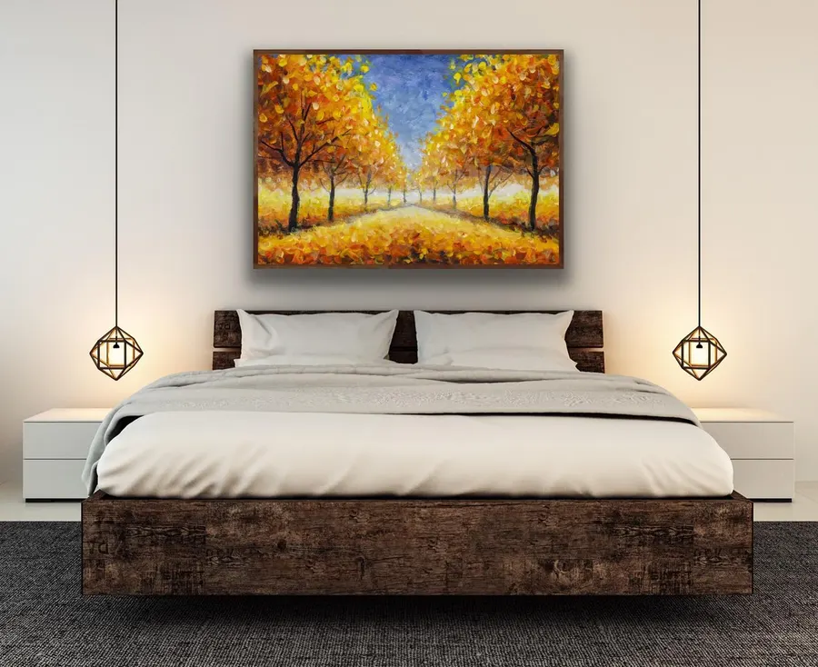 Paisaje de otoño impresionista — reproducción giclée Art Giclée AG-110