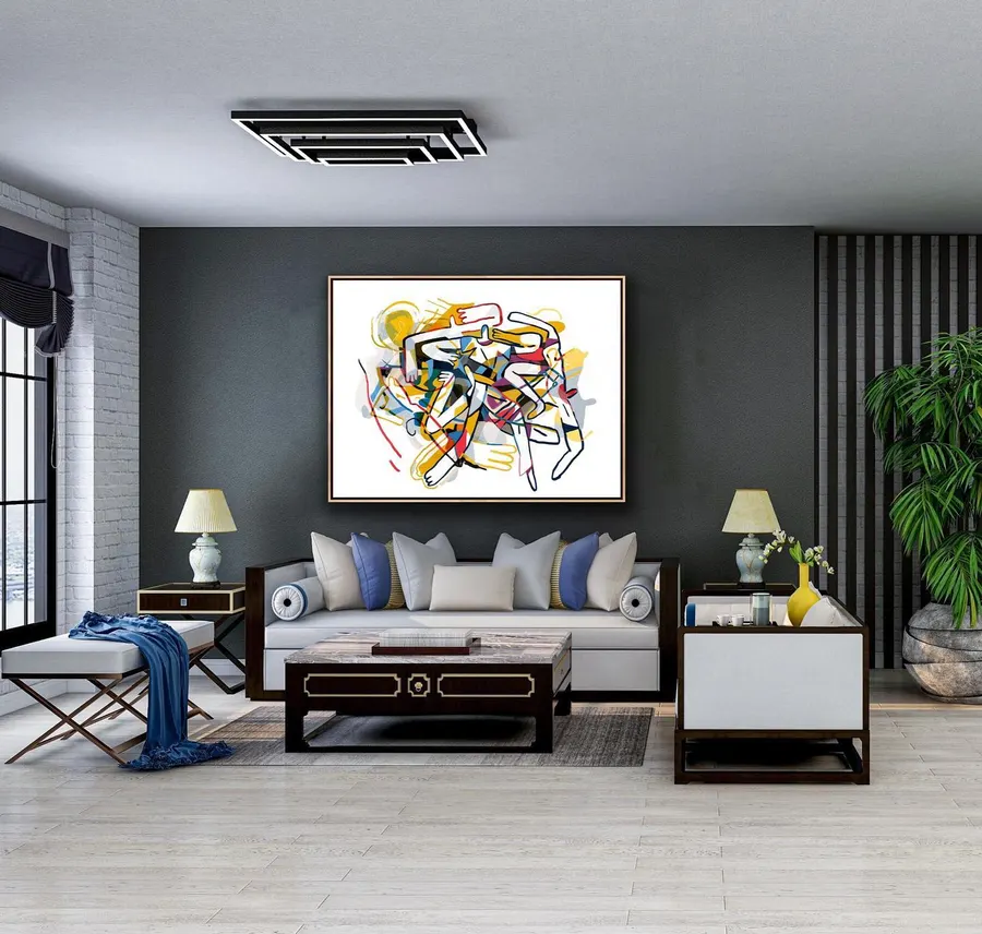 Cubismo abstracto — reproducción giclée Art Giclée AG-118