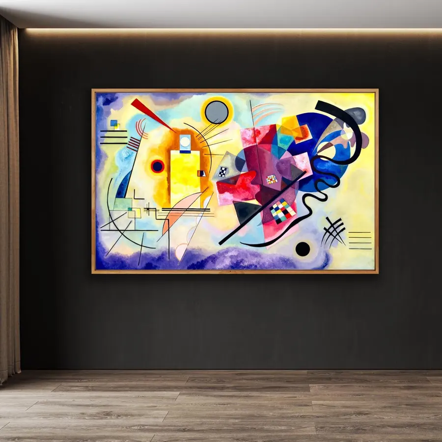 Amarillo, Rojo, Azul (1925) del Pintor Wassily Kandinsky — reproducción giclée Art Giclée AG-127
