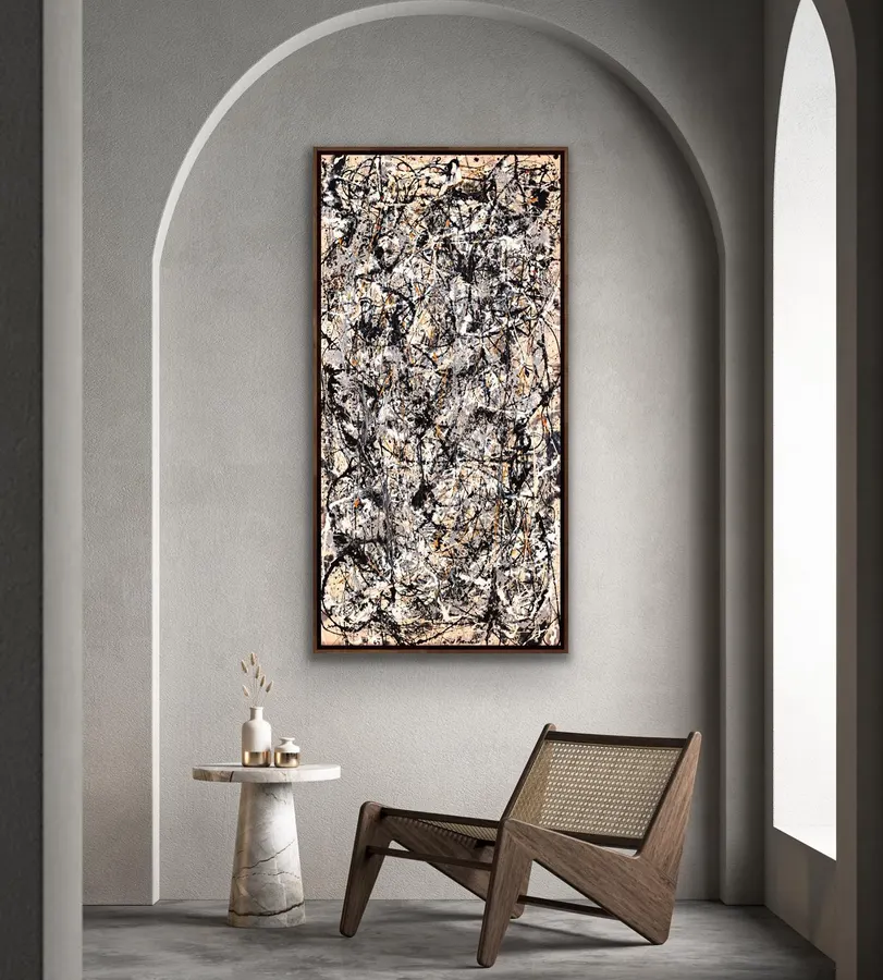 La Catedral (1947) por el Pintor Jackson Pollock — reproducción giclée Art Giclée AG-128