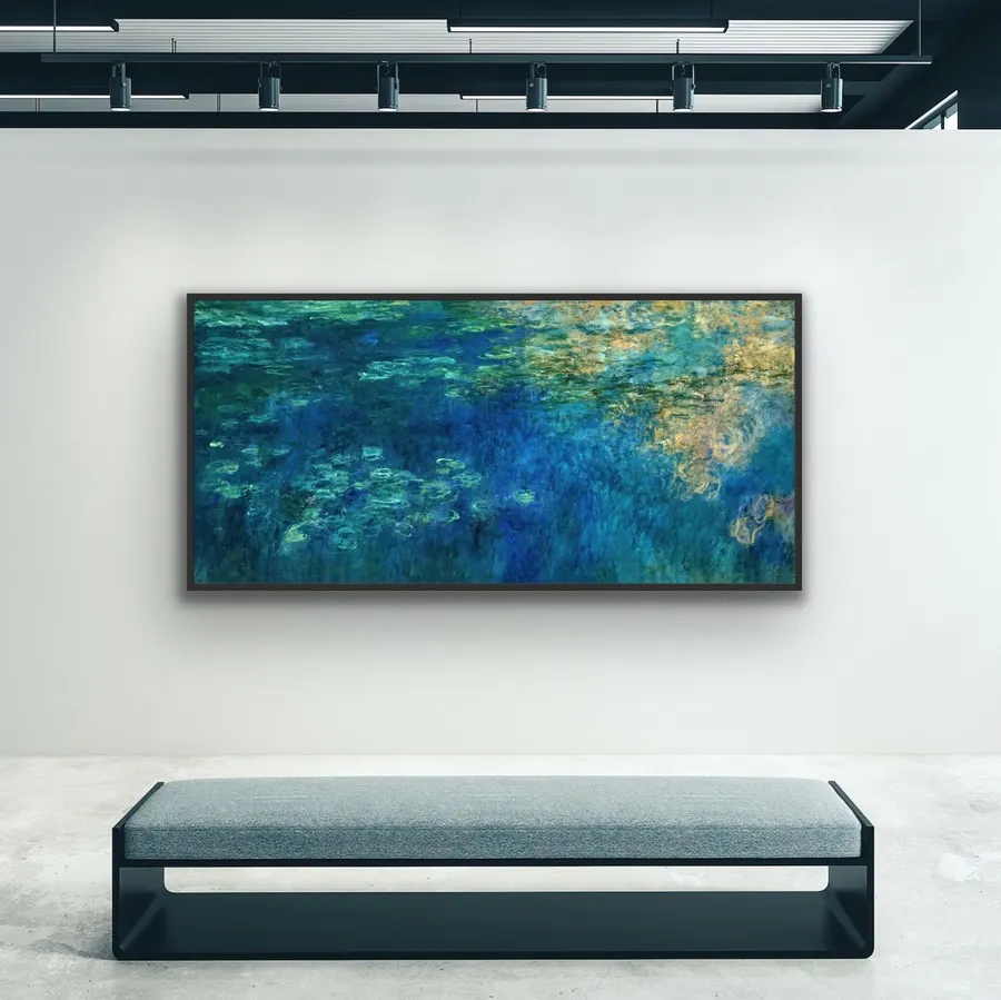 Reflexiones de Nubes en el Agua (1920) por Claude Monet, de la serie d — reproducción giclée Art Giclée AG-132