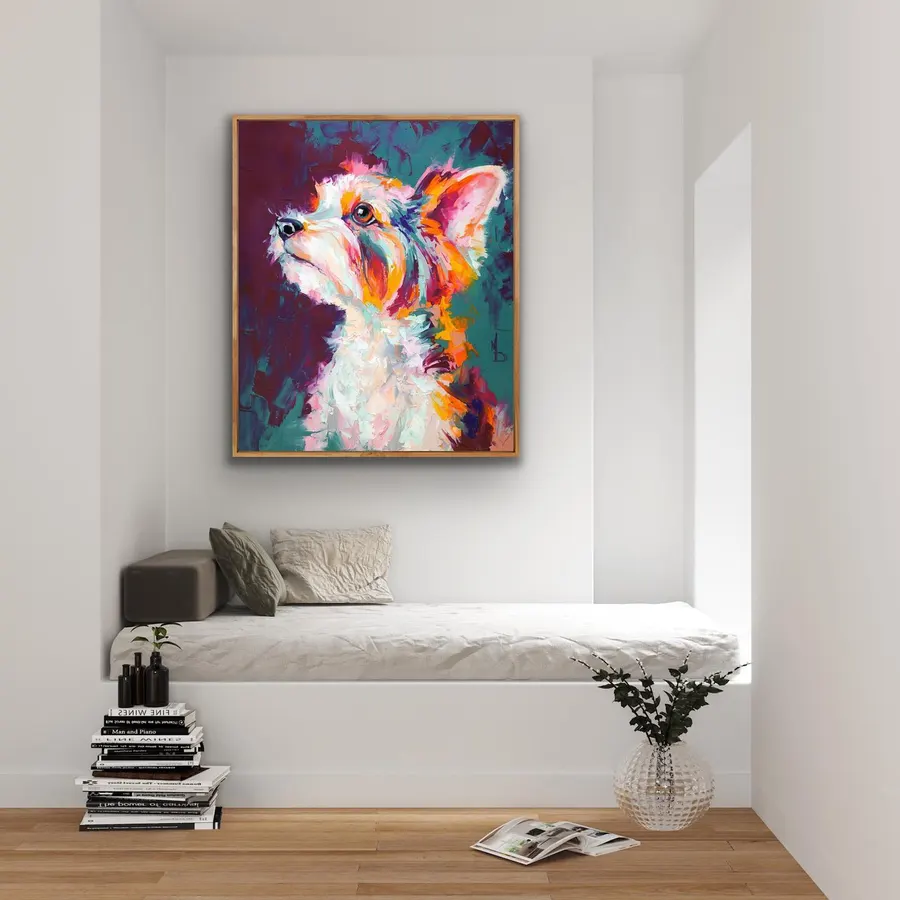 Mascota semi-abstracto — reproducción giclée Art Giclée AG-152
