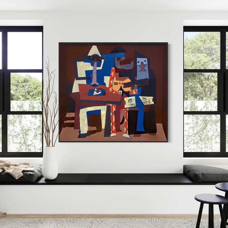 Los tres músicos, Pablo Picasso (1921) — reproducción giclée Art Giclée AG-203