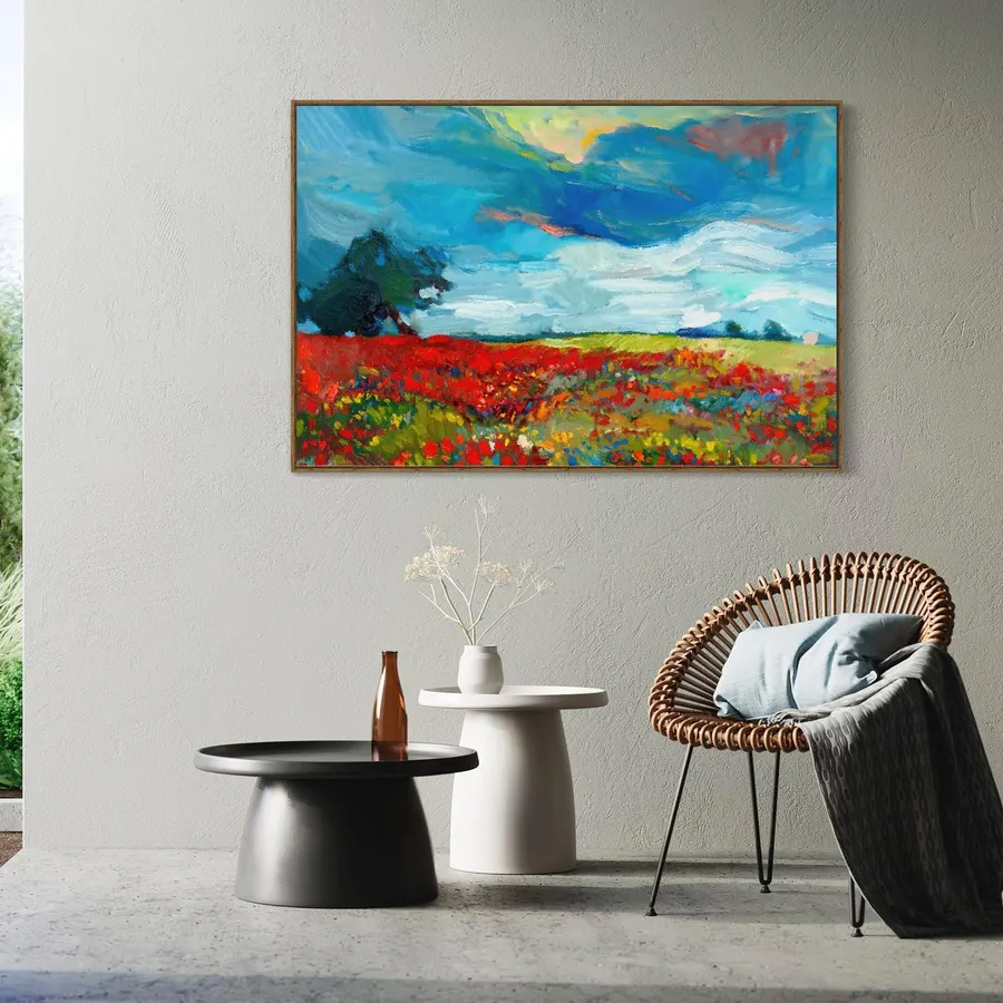 Paisaje semi-abstracto — reproducción giclée Art Giclée AG-210