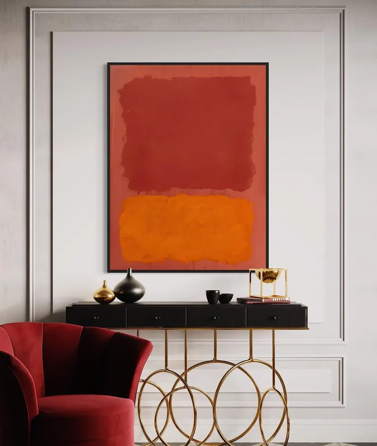 Cuadro Abstracto de 1969, del famoso pintor americano Mark Rothko — reproducción giclée Art Giclée AG-262