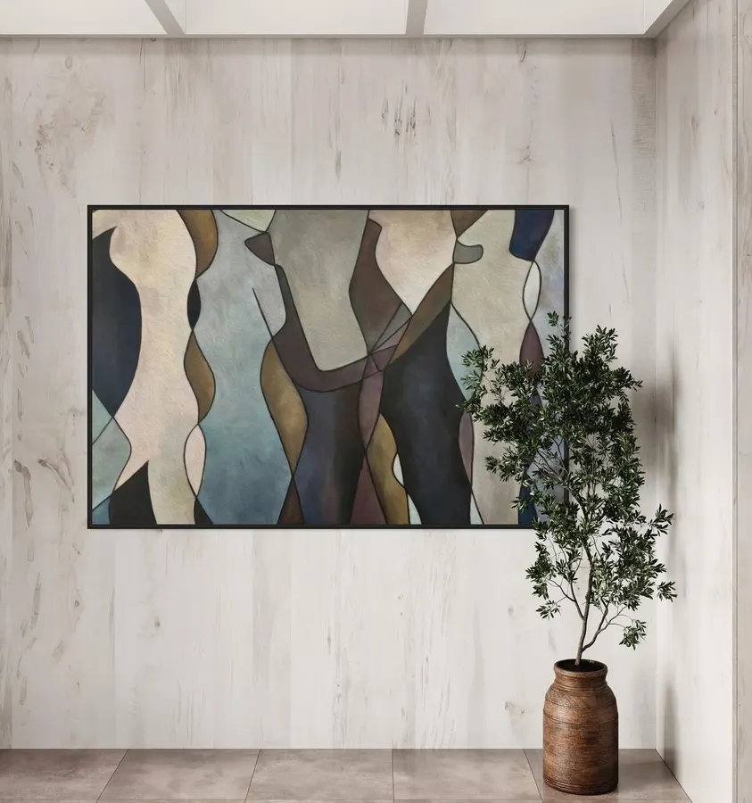 Cuadro semi-abstracto — reproducción giclée Art Giclée AG-292
