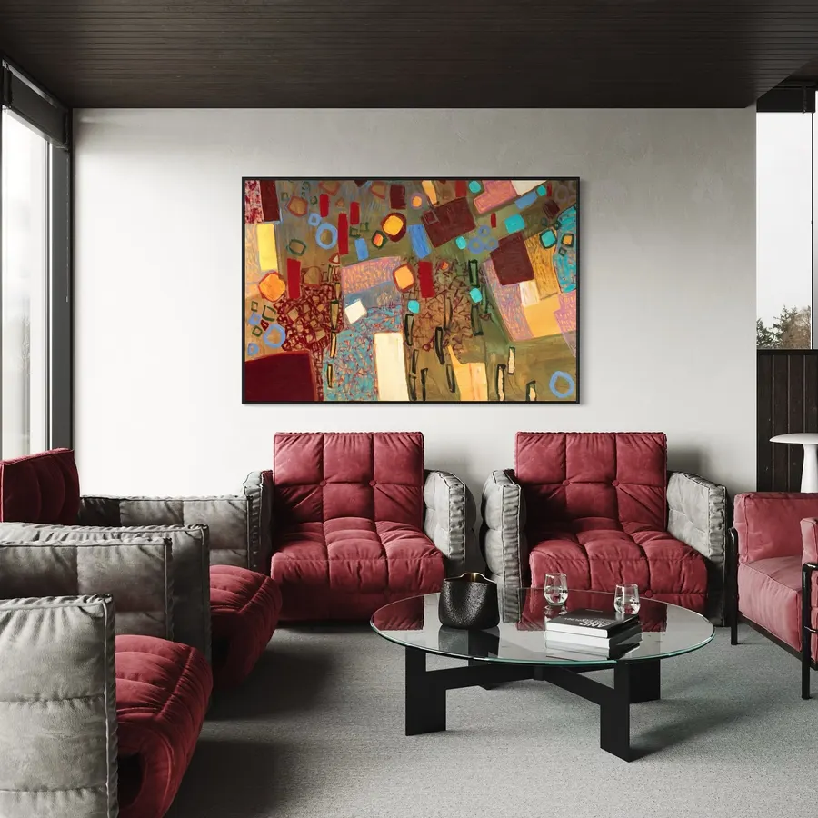 Cuadro abstracto — reproducción giclée Art Giclée AG-389