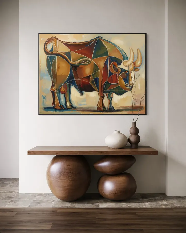 El Toro de Pablo Picasso, 1945 (Remasterizado a color) — reproducción giclée Art Giclée AG-491