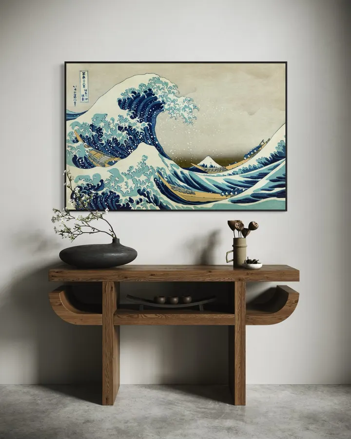 La ola más famosa del mundo (La Gran Ola de Kanagawa) — reproducción giclée Art Giclée AG-508