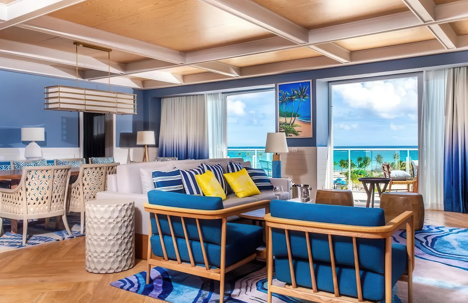 Arte instalado en suite de Margaritaville Cap Cana